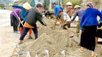 Phụ nữ Tú Lệ chung sức xây dựng nông thôn mới