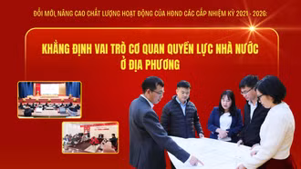 Đổi mới, nâng cao chất lượng hoạt động của HĐNDcác cấp nhiệm kỳ 2021 - 2026: Khẳng định vai trò cơ quan quyền lực nhà nước ở địa phương