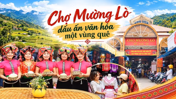 Chợ Mường Lò dấu ấn văn hóa một vùng quê