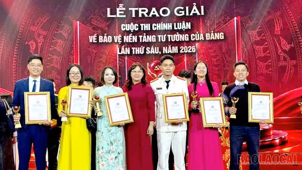 Lào Cai đoạt 6 giải Cuộc thi chính luận về bảo vệ nền tảng tư tưởng của Đảng lần thứ 6