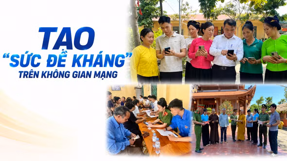 Tạo "sức đề kháng" trên không gian mạng