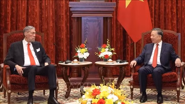 Tổng Bí thư, Chủ tịch nước Tô Lâm tiếp Tổng Bí thư Đảng Phong trào Cánh tả Thống nhất Dominicana