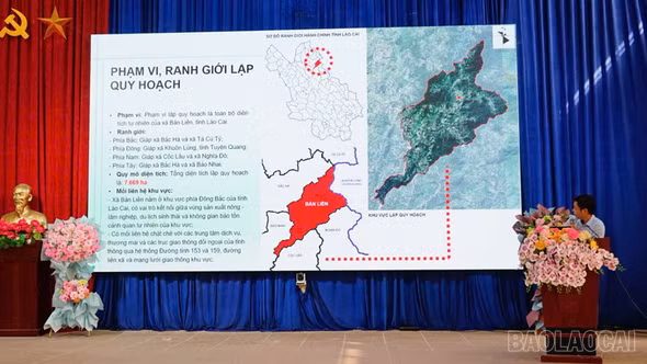 Bản Liền công bố quy hoạch chung xã đến năm 2050