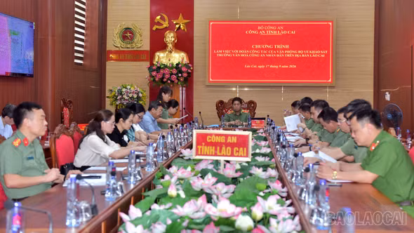Bộ Công an khảo sát thành lập Trường Văn hóa Công an nhân dân số 8 tại Lào Cai