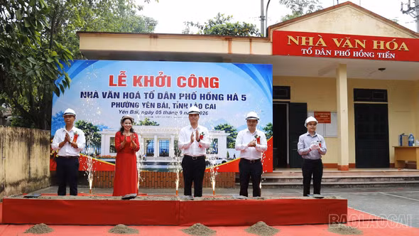 Phường Yên Bái khởi công 4 nhà văn hóa với tổng mức đầu tư 30,7 tỷ đồng
