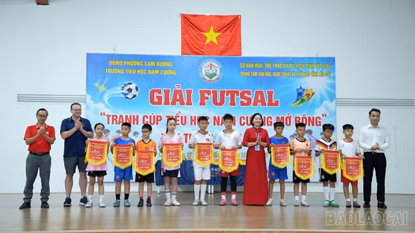 Khai mạc Giải Futsal tranh Cúp Tiểu học Nam Cường mở rộng lần thứ V, năm 2026