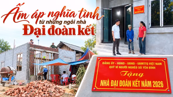Ấm áp nghĩa tình từ những ngôi nhà Đại đoàn kết