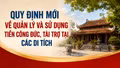 Quy định mới về quản lý và sử dụng tiền công đức, tài trợ tại các di tích