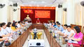 Đoàn giám sát của Ủy ban Trung ương MTTQ Việt Nam làm việc với xã Trấn Yên