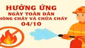 Triển khai các hoạt động hưởng ứng Ngày toàn dân phòng cháy, chữa cháy và cứu nạn, cứu hộ (4/10)