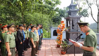 Tuổi trẻ Công an Lào Cai đoàn kết, bản lĩnh, vững vàng biên cương