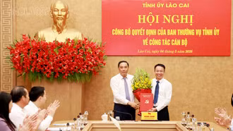 Đồng chí Vũ Quỳnh Khánh giữ chức Phó Bí thư Thường trực Đảng ủy các cơ quan Đảng tỉnh Lào Cai