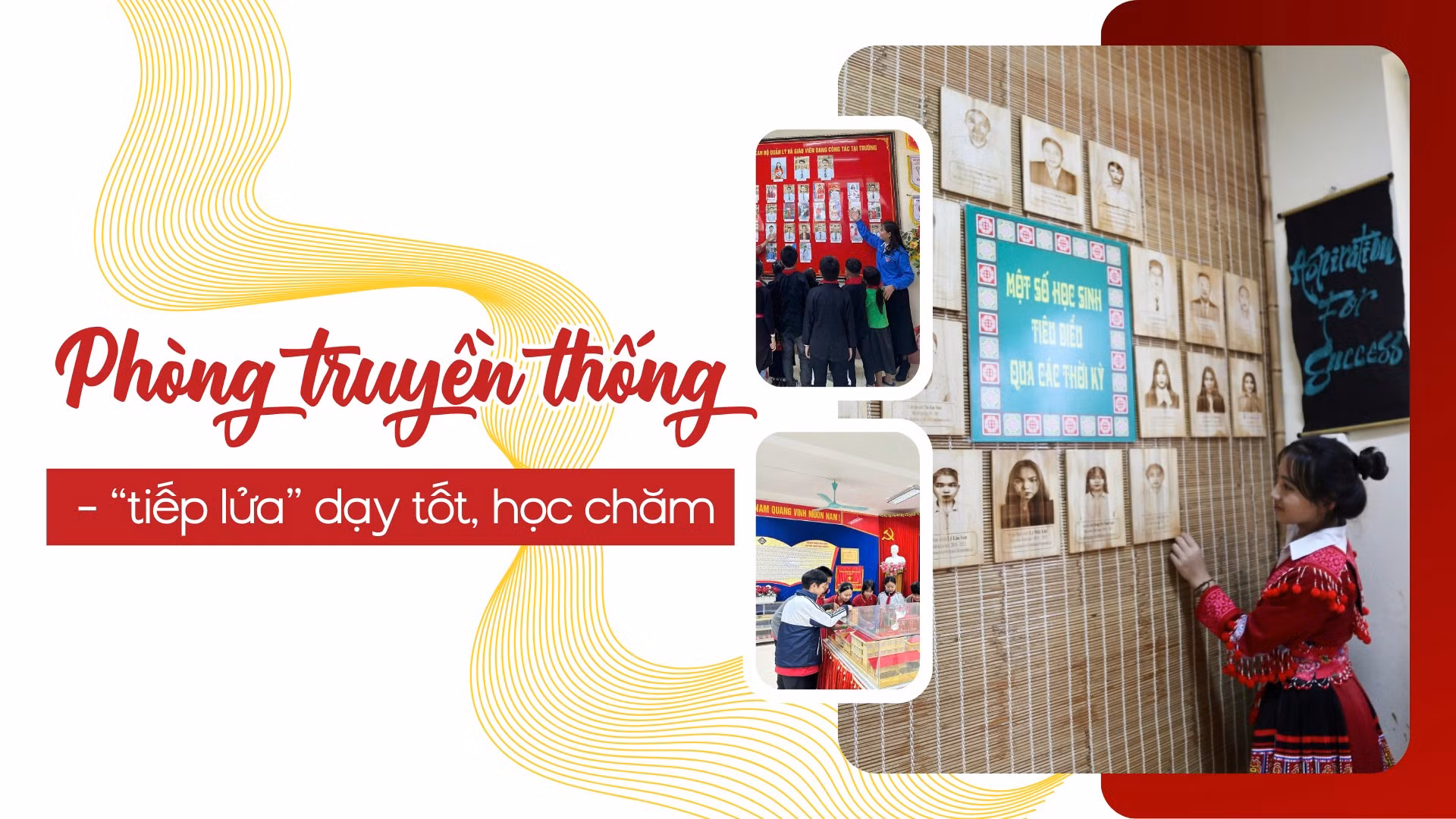 Phòng truyền thống - “tiếp lửa” dạy tốt, học chăm