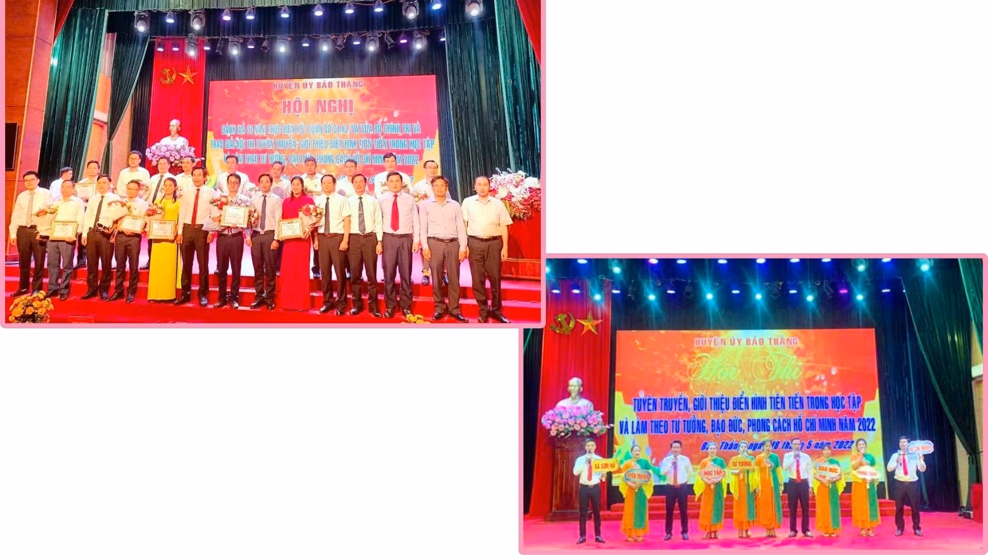 Huyện ủy Bảo Thắng có nhiều đổi mới, sáng tạo trong công tác ghi danh, ghi nhận những tập thể, cá nhân tiêu biểu học tập và làm theo lời Bác Hồ dạy.