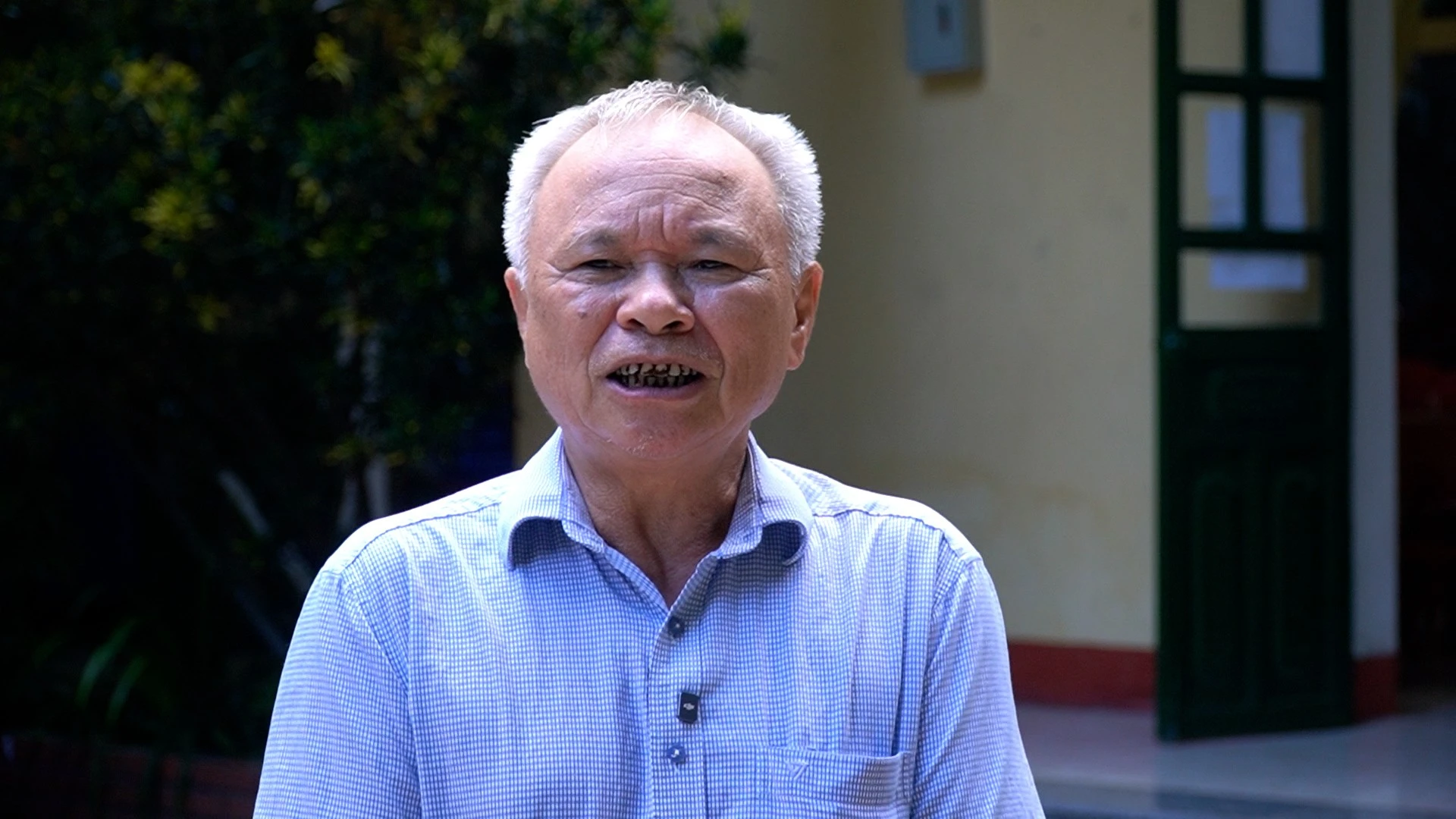 Ông Lê Văn Thuận chia sẻ về hoạt động phòng chống lừa đảo trên không gian mạng của chi hội.