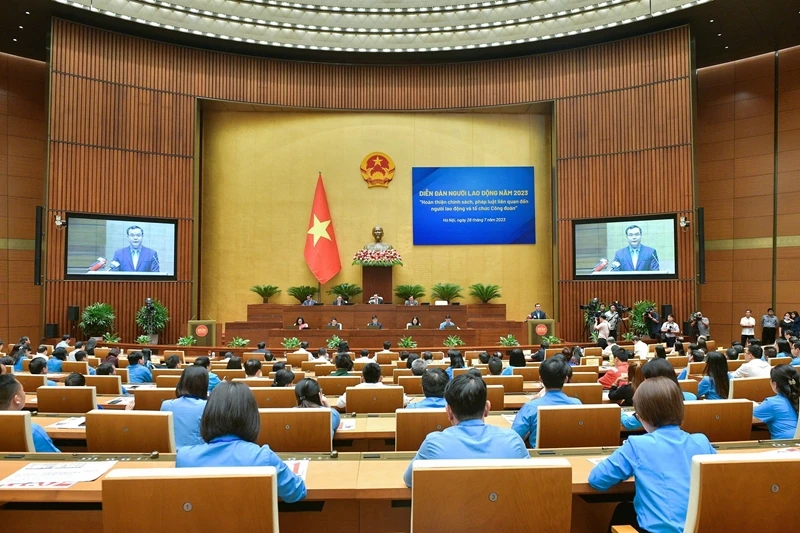 Toàn cảnh Diễn đàn Người lao động năm 2023
