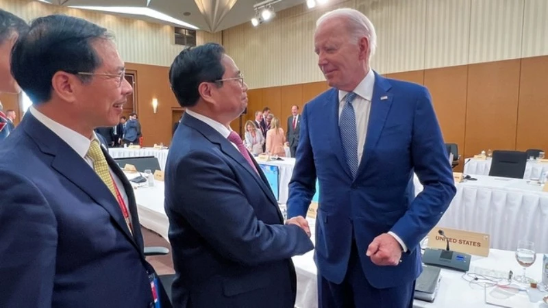 Thủ tướng Phạm Minh Chính và Tổng thống Hoa Kỳ Joe Biden.