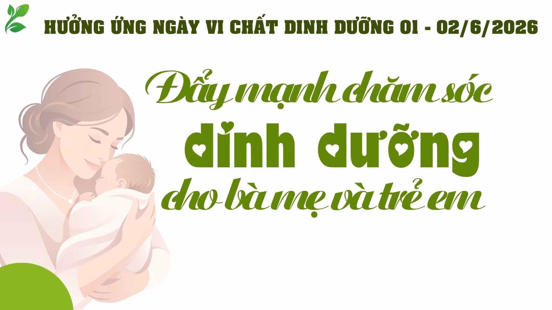 Đẩy mạnh chăm sóc dinh dưỡng cho bà mẹ và trẻ em
