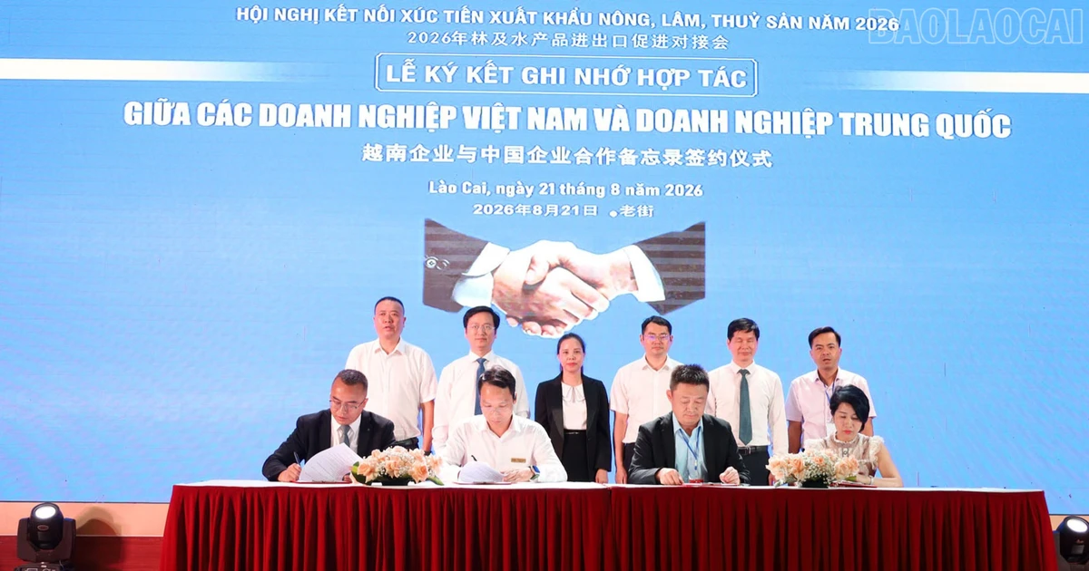 Hội nghị kết nối xúc tiến xuất khẩu nông, lâm, thủy sản năm 2026