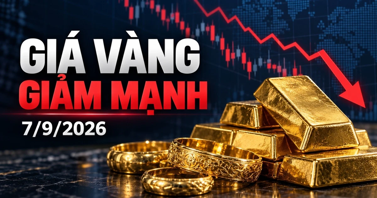 Giá vàng 7/9: PNJ giảm 700.000 đồng/lượng, thị trường đồng loạt đi xuống