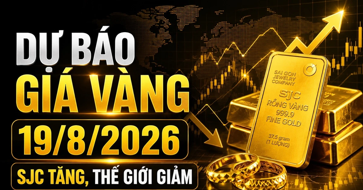 Giá vàng SJC, BTMC, DOJI, PNJ ngày 19/8 giảm theo vàng thế giới