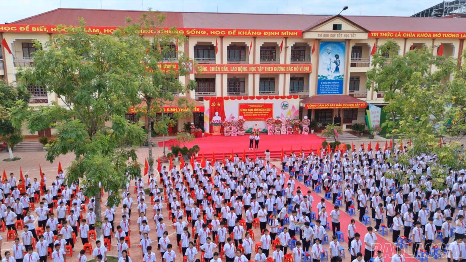 Năm học 2026 - 2027, Trường THCS Ngô Văn Sở, phường Lào Cai, vinh dự đón Bằng công nhận trường đạt chuẩn quốc gia mức độ 2.