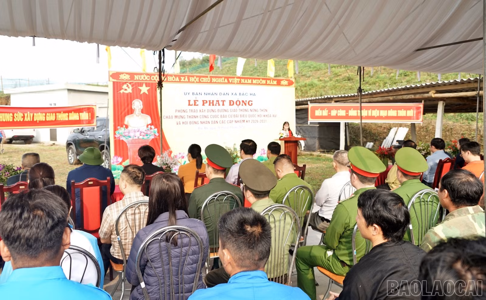 Quang cảnh lễ khởi công.