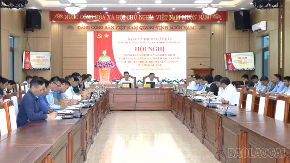 Phường Âu Lâu tăng tốc giải phóng mặt bằng 35 công trình, dự án