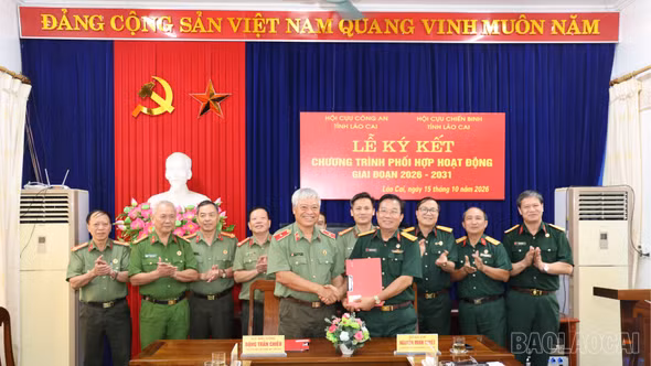 Hội Cựu CAND tỉnh và Hội CCB tỉnh ký kết chương trình phối hợp hoạt động giai đoạn 2026 - 2031