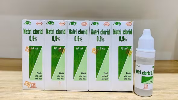 Xử phạt công ty sản xuất lô thuốc nhỏ mắt Natri clorid 0,9% vi phạm chất lượng