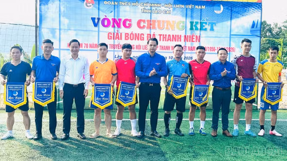 Khai mạc Vòng chung kết Giải bóng đá Thanh niên tỉnh Lào Cai năm 2026 