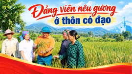 Đảng viên nêu gương ở thôn có đạo