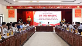 Hội thảo khoa học cấp tỉnh “Chia sẻ kinh nghiệm chính quyền kiến tạo, chủ động phục vụ Nhân dân của tỉnh Lào Cai”