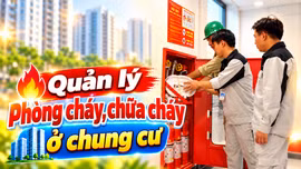 Siết chặt quản lý phòng cháy chữa cháy đối với nhà ở chung cư 