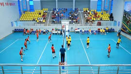 Môn bóng chuyền khởi tranh tại Đại hội Thể dục thể thao tỉnh Lào Cai