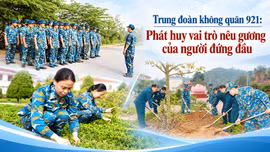 Trung đoàn không quân 921: Phát huy vai trò nêu gương của người đứng đầu