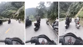 Cảnh sát giao thông Lào Cai xử lý nhóm 5 thanh, thiếu niên vi phạm giao thông qua VNeTraffic
