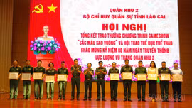 Bộ Chỉ huy Quân sự tỉnh Lào Cai giành giải Nhất hội thao Quân khu 2
