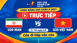 TRỰC TIẾP U20 Iran - U20 Việt Nam: Cửa đi tiếp vẫn còn 