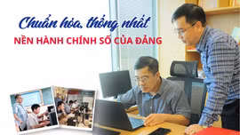 Chuẩn hóa, thống nhất nền hành chính số của Đảng
