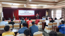Lào Cai: Tập huấn phổ biến kiến thức, kỹ năng phòng chống thiên tai cho cán bộ, tình nguyện viên