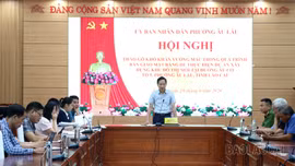 Phường Âu Lâu tháo gỡ vướng mắc mặt bằng Dự án Khu đô thị mới đường Âu Cơ