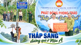 Thắp sáng đường quê ở Mậu A
