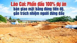 Lào Cai: Phấn đấu 100% dự án bàn giao mặt bằng đúng tiến độ, gắn trách nhiệm người đứng đầu