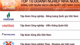 Công bố 100 DNNN nộp ngân sách lớn nhất Việt Nam