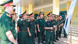 Tư lệnh Quân khu kiểm tra, khảo sát vị trí thành lập Phân hiệu Trường Thiếu sinh quân