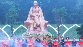 Tổng Bí thư, Chủ tịch nước Tô Lâm phát biểu tại Lễ kỷ niệm 72 năm Bác Hồ về thăm Đền Hùng và khánh thành Tượng đài "Bác Hồ với ngày hội non sông"