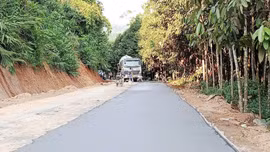 Xã Mỏ Vàng đẩy nhanh tiến độ các công trình giao thông nông thôn