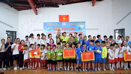 Bế mạc Giải Futsal tranh Cúp Tiểu học Nam Cường mở rộng lần thứ V