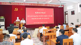 27 thí sinh dự kỳ thi sát hạch, tuyển chọn cán bộ tham gia Đề án 11